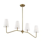 Up Light Linear Chandelier-natural Brass Finish 2583-BEL-4642031 Bailey. Fixed Price $239.95.