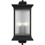 Elegant Lighting OD316W28BK Collins 4 27.5 Inch Black Outdoor Wall Sconce. Fixed Price $328.00.
