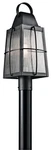 Kichler 49555BKT Tolerand 1-LIGHT 21.75" Outdoor Post Lantern In Textured Black. Fixed Price $399.99.