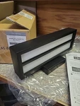 Lbl Aviva Modern 14" Outdoor Wall Lantern Black OD786OPBLLED277W. Fixed Price $75.00.