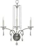 Quoizel - Annika Imperial Silver 3 Light Chandelier Nib (retail $1050). Fixed Price $79.95.