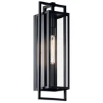 Black One Light Outdoor Wall Mount From The Goson Collection. Fixed Price $369.99.