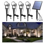 Aponuo Solar Spot Outdoor 4-IN-1 Landscape Dusk To Dawn Uplights IP65. Fixed Price $29.99.
