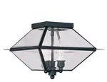 Livex Lighting 2185-04 Westover 3 12 Inch Black Outdoor Ceiling Mount. Fixed Price $289.96.