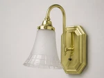 Westinghouse 64537 Polished Brass Wall Sconce Satin Grid Glass Light Fixture New. Fixed Price $29.59.