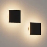 2 Packs Led Wall Light Outdoor Indoor Modern Sconce Mini Bla.... Fixed Price $83.15.