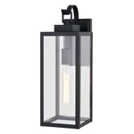 Vaxcel Lighting T0745 Clinton 18" Tall Outdoor Wall Sconce - Black. Fixed Price $94.99.