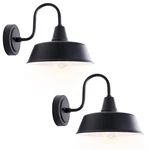 Outdoor Gooseneck Lighting, 10 Inch Dome Exterior Porch Fixture With Wa.... Fixed Price $133.08.