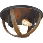 Maxim Lighting 27570APBK Compass Flush Mount Antique Pecan And Black. Fixed Price $132.52.