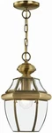 Livex Lighting 2152-01 Monterey 1-LIGHT Outdoor Hanging Lantern, Antique Brass. Fixed Price $59.99.