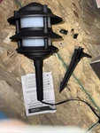 New Hampton Bay Low Voltage Led Black 3-TIER Metal Path Light 50,000 Hours. Fixed Price $27.89.