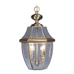 Livex Lighting 2255-01 Monterey Outdoor Pendant Chandeller Antique Brass. Fixed Price $293.96.