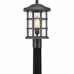 Quoizel One Light Outdoor Post Lantern CSE9010EK, Large, Earth Black. Fixed Price $213.50.