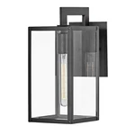 Hinkley Lighting Max Outdoor 1 Small Wall Mount, Black/clear 2590BK-LL. Fixed Price $295.00.