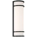 Access Lighting Cove 18" Wall Mount, Black/white 20106LEDMG-BL-ACR. Fixed Price $200.00.