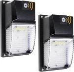 Hibay 2-PACK 18W Dusk To Dawn Led Wall Lights, 5000K 1980LM Eqv. 60-100W Hp. Fixed Price $75.02.