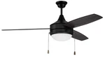 Craftmade Phaze Energy Star 3 Blade 2-LIGHT Indoor Ceiling Fan Flat Black. Fixed Price $246.15.