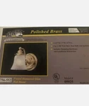 New Hampton Bay Wall Sconce 1-LIGHT Polished Brass Frosted Glass Shade #05925. Fixed Price $14.23.