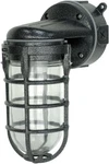 Woods L1706 Vandal Resistant Security Light W/ Wall Mount, Hammered Black Finish. Fixed Price $23.99.