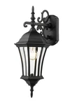 Z-lite 522S Black Wakefield 1-LIGHT Outdoor Wall Sconce With Clear Beveled Shade. Fixed Price $128.00.