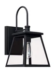 Capital Lighting 926811BK Belmore Clear Glass Outdoor Wall Sconce, 1-LIGHT 10.... Fixed Price $228.71.