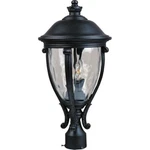Maxim Camden Vx 3-LIGHT Outdoor Pole/post Lantern Black 41421WGBK. Fixed Price $309.40.