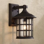 Hinkley Freeport Bronze 12 1/4" High Outdoor Wall Light. Fixed Price $199.00.