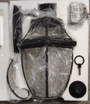 Livex Lighting 2351-04 Monterey Outdoor Lantern With Clear Beveled Glass. Fixed Price $170.00.