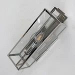 Troy Lighting B6531 Beckham 1-LIGHT Polished Stainless Steel Outdoor Wall Sconce. Fixed Price $75.00.