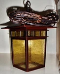 Nuvo Lighting One Outdoor Hanging Lantern Fixture-rustic Bronze. Fixed Price $75.00.