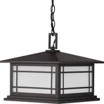 Progress Lighting Oakcliff Collection 1-LIGHT Etched Seeded Glass Craftsman. Fixed Price $64.99.