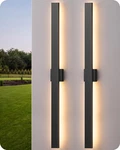 Led Outdoor Wall Lights 47.2 3CCT Dimmable IP65 Waterproof Pack Black Edishine. Fixed Price $369.99.