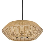 Hinkley Lighting 10385 Luca 28"W Lisa Mcdennon Open Air - Black / Camel. Fixed Price $899.00.