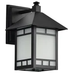 Nuvo 60-5601 Light 7" Outdoor Black Wall Fixture W/ Frosted Seed Glass. Fixed Price $114.65.