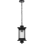 Elegant Lighting OD316H18BK Collins 7.5 Inch Black Outdoor Pendant. Fixed Price $118.00.