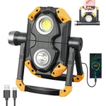 Waterproof Rechargeable Work Lights 360 Rotating Stand Cob Flood Camp. Fixed Price $25.89.