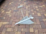 Custom One Of Kind Concord Jet Plane Metal Resin & Glass Light Fixture. Fixed Price $650.96.