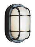 Trans Globe Lighting 41015 6.5"W Flush Mount Bulkhead - Black. Fixed Price $51.30.