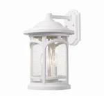 Quoizel MBH8409W - New In Box 3 Light Exterior Wall Sconce. Fixed Price $132.00.
