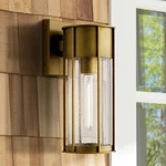 Kichler Camillo 14 3/4"H Natural Brass Outdoor Wall Light. Fixed Price $259.99.