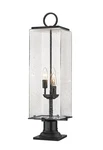 Z-lite 592PHBR Sana 3 Light 27" Tall Outdoor Single Head Post Black. Fixed Price $311.10.
