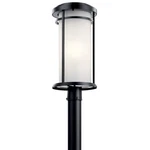 Kichler Toman 1 Outdoor Post Mount Light, Black - 49690BK. Fixed Price $289.97.