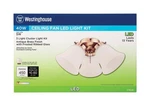 Westinghouse 77848 Antique Brass 3-LIGHT Led Cluster Ceiling Fan Kit. Fixed Price $49.52.