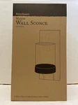 New/open Box*world Market Mason Gray Wash Wall SCONCE*5.3" 13" 6.3". Fixed Price $29.75.
