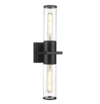 Ouvr 2-LIGHT Vanity Fixture For Hallway, Bathroom, Chrome Wall Sconce. Fixed Price $32.99.