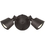 Multi Color-temp 2-LIGHT Led Double Flood In Bronze. Fixed Price $52.00.