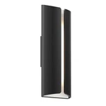 Dals Lighting Rectangle Curved Led Wall Sconce Black Finish. Fixed Price $302.95.