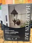 Hampton Bay 14.5 In. 1-LIGHT Oil-rubbed Bronze Outdoor Wall Lantern #7248-9. Fixed Price $33.68.