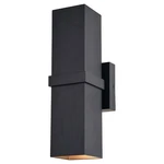 Used Vaxcel T0661 Lavage 2 Light Outdoor Wall Mount In Contemporary STYLE-14. Fixed Price $84.14.