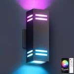 Kizon Smart Porch Lights Color Changing, Ambience Rgb Wifi Outdoor Sconce Lig.... Fixed Price $96.19.